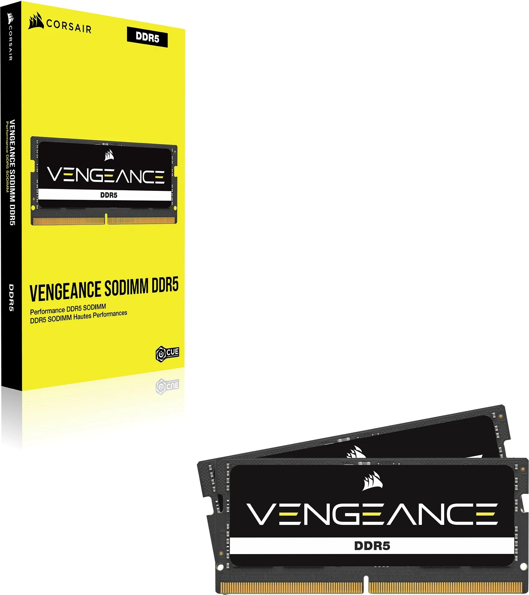 RAM memorje Corsair Vengeance 32GB DDR5 5200MHz SO-DIMM e zezë