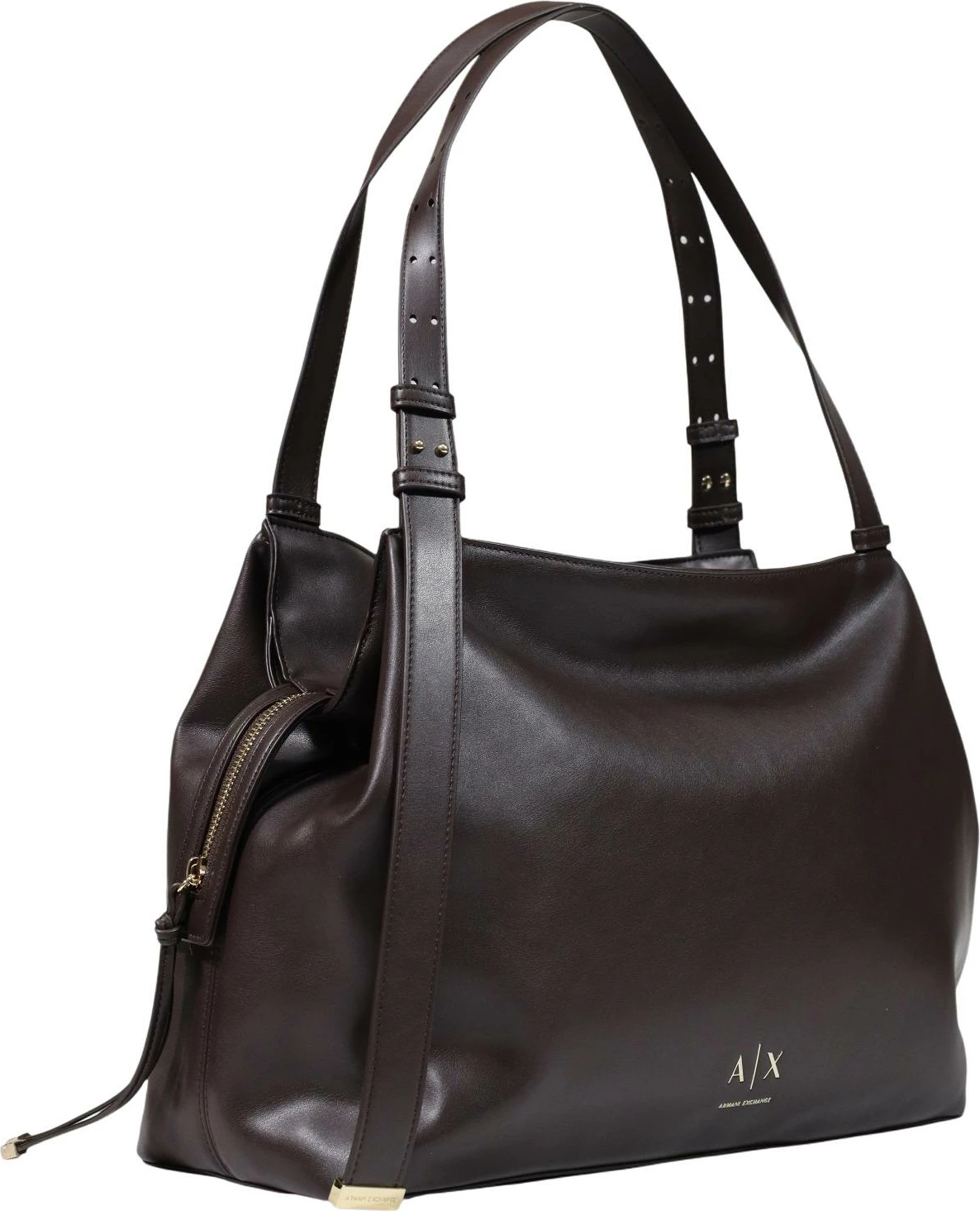 Çantë krahu për femra Armani Exchange XW002603 AF19902, kafe e errët