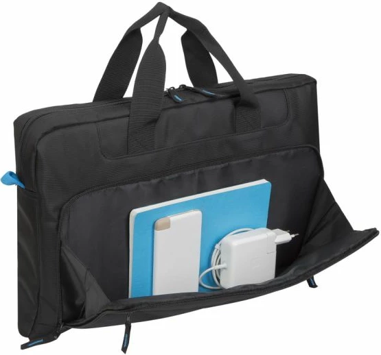 Çantë laptopi RivaCase 8059, 17.3", poliestër, e zezë