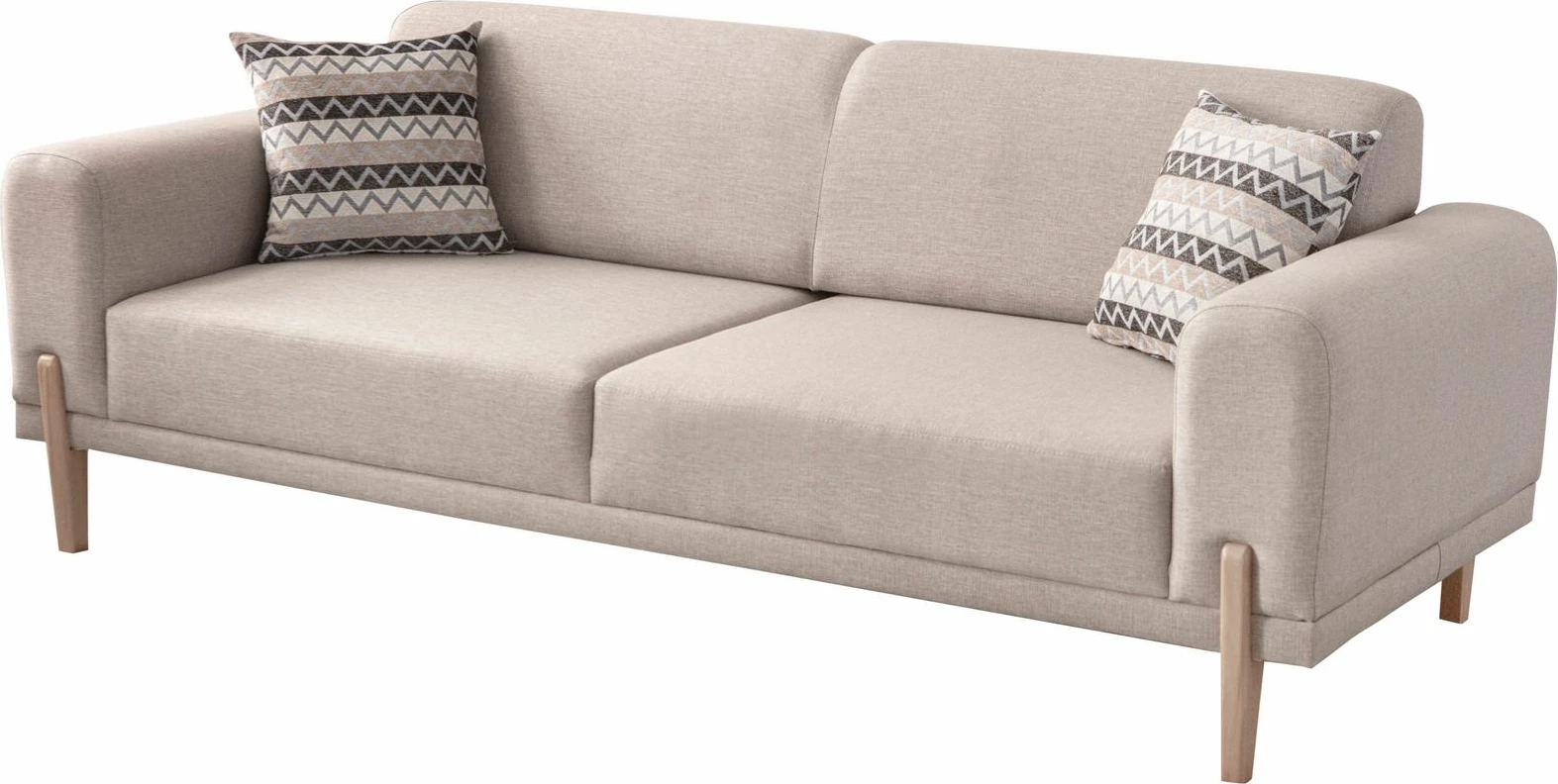 Divan-krevat 3 vende, Atelier del Sofa, ngjyrë moka-krem