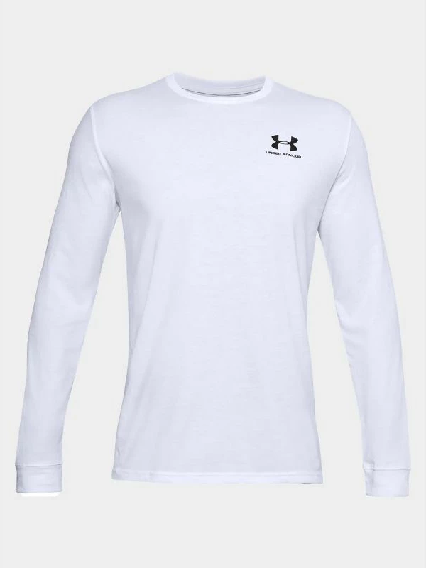 Maicë me mëngë të gjata për meshkuj Under Armour, e bardhë