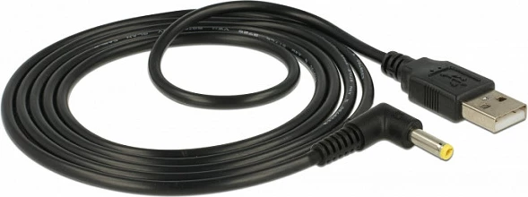 Kabllo furnizimi USB DeLOCK 85544, USB-A në konektor këndor, 1.5 m, 5 V, 5 copë, e zezë