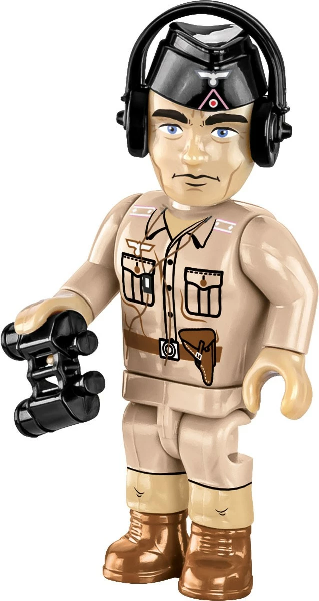 Set ndërtimi Cobi Klocki Panzer VI Tiger I no 131, 898 pjesë, me figurë, e verdhë