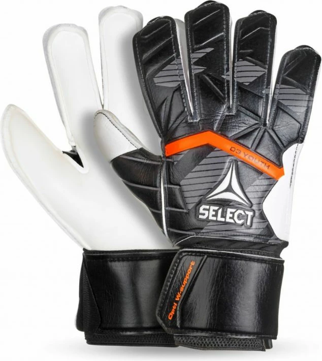 Doreza portieri për fëmijë Select, të bardha të zeza