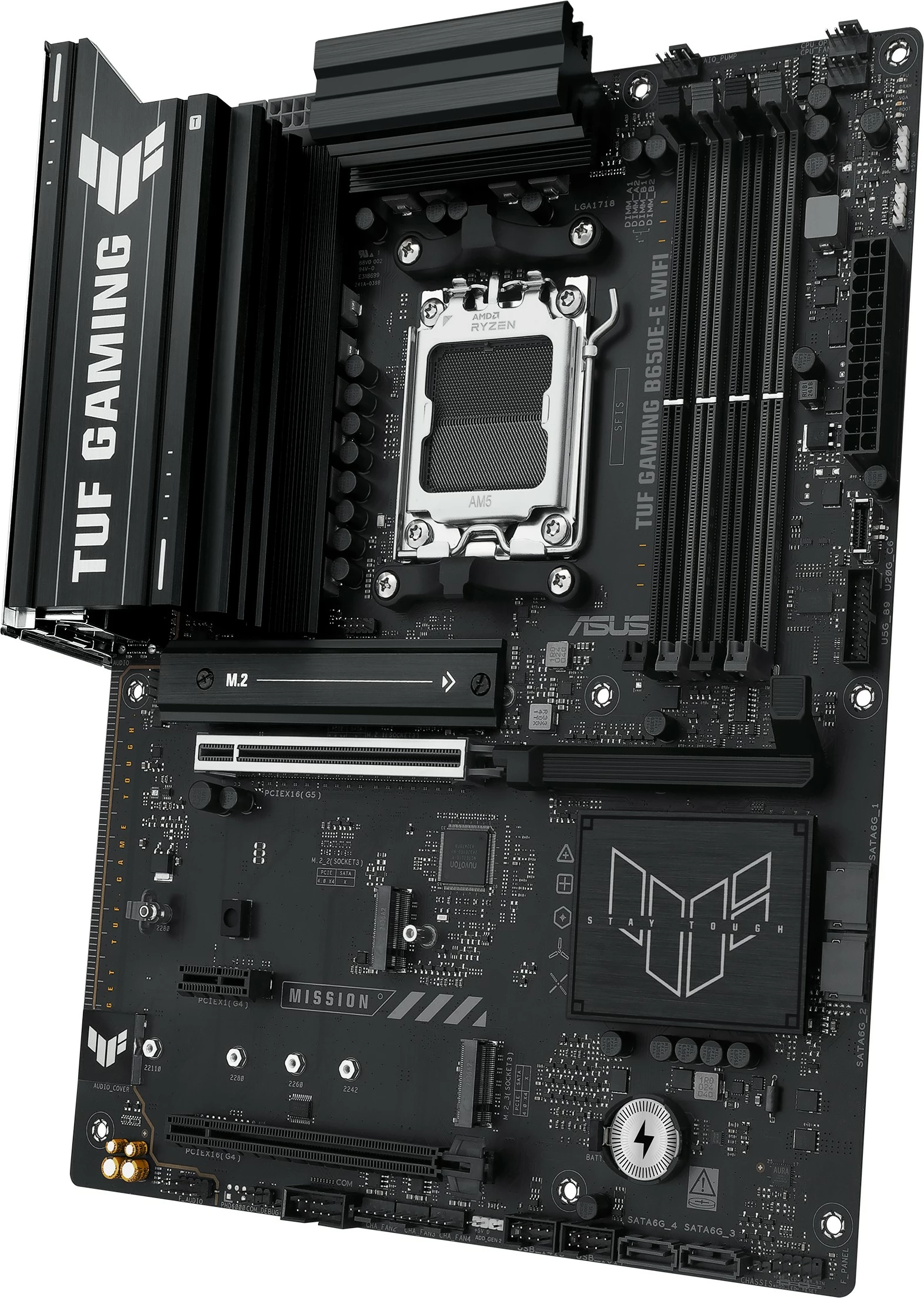 Pllakë amë ASUS TUF GAMING B650E-E WIFI, Socket AM5, DDR5, Wi-Fi, e zezë