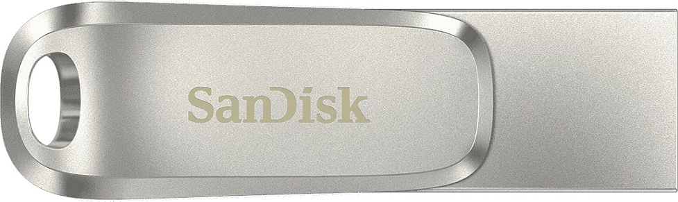USB SanDisk Ultra Dual Drive Luxe, 128 GB, USB Type-A / USB Type-C, 3.2 Gen 1, Çelik