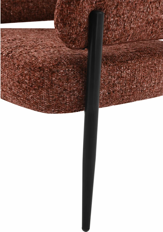 Fotelje Moritz, terrakota, 73x72x75 cm