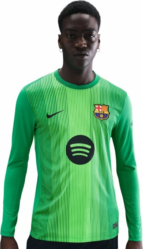 Fanellë portieri Nike FC Barcelona 2025/26 për meshkuj, e gjelbër [Madhësia: S]