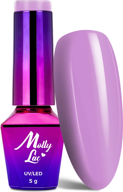 Llak për thonj për femra MollyLac Cocktails & Drinks Hybrid 16 Purple Rain 5g
