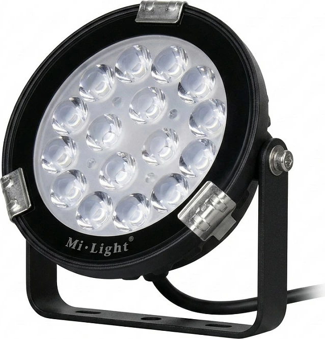Lampë kopshti LED Miboxer Mi-Light 9W RGB+WW, IP65, 24V, e zezë