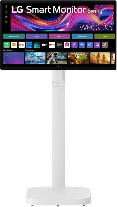 Monitor smart LG Swing 32U889SA-W 31.5\" 4K UHD IPS Touch webOS USB-C i bardhë