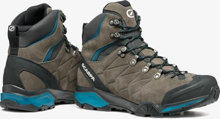 Atlete outdoor Scarpa zg trek gtx, titanium/blu, 45.5