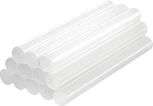 Shkopinj ngjitësi të nxehtë LogiLink, 11.2mm x 100mm, 12 copë, transparent