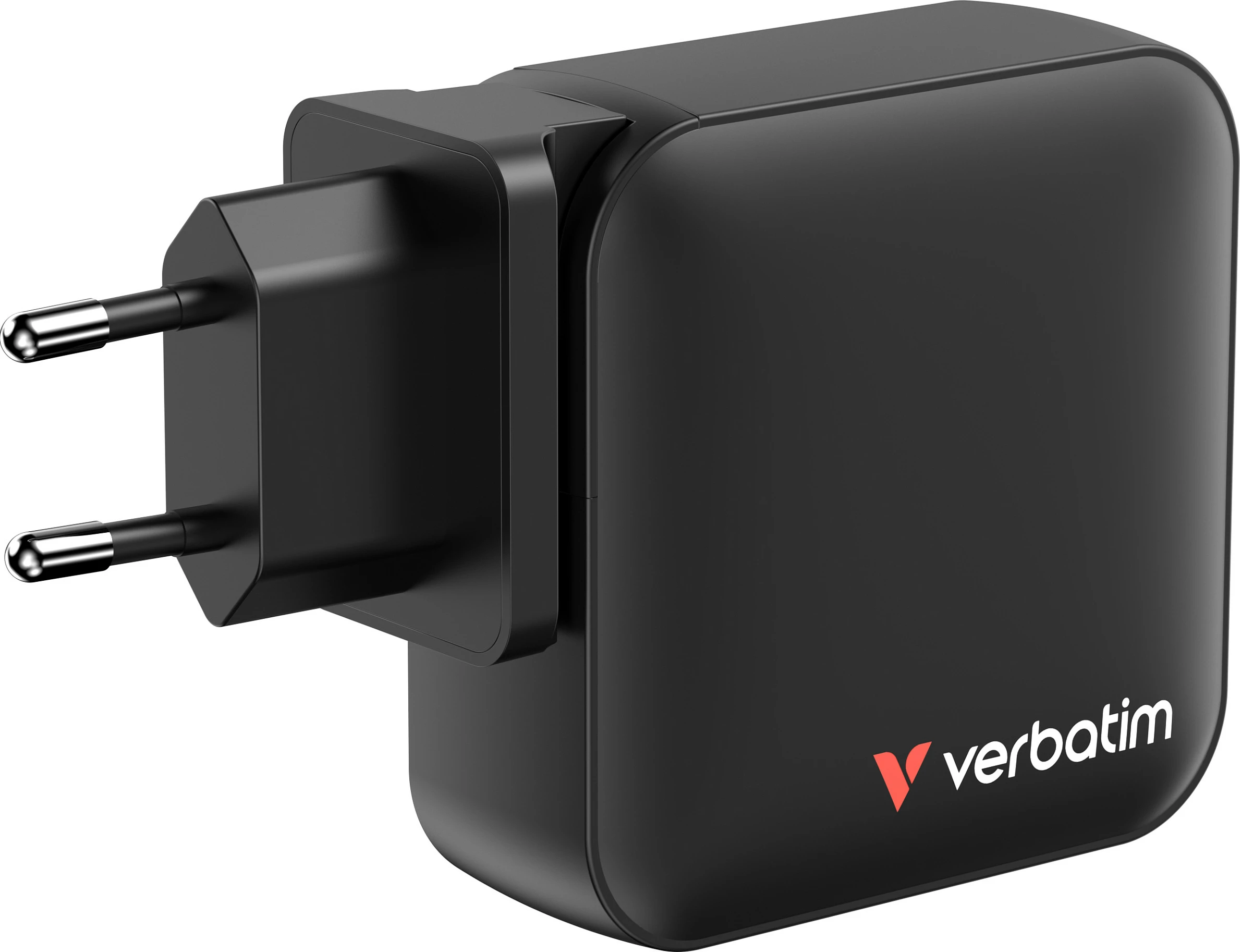 Karikues Verbatim Mini GaN 165W, 4 porta USB-C/USB-A, PD 3.1 140W, QC 3.0, me adaptor EU/UK, i zi