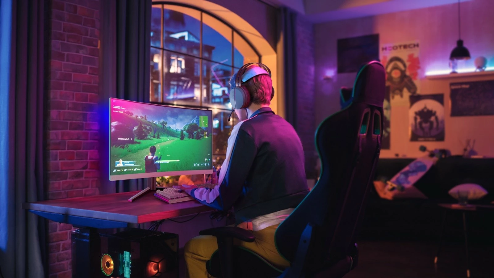 Monitor Philips 27M2C5501, 27", Quad HD, 180Hz, VA, i bardhë