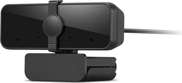 Webkamerë Lenovo Essential, Full HD 1080p, USB 2.0, me shutter privatësie, e zezë
