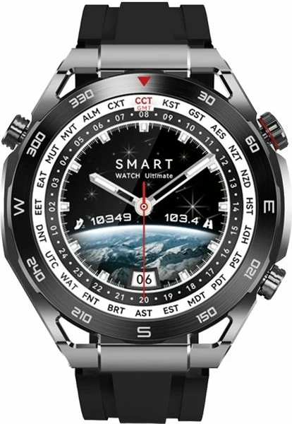 Smartwatch VELTORI unisex, e zezë