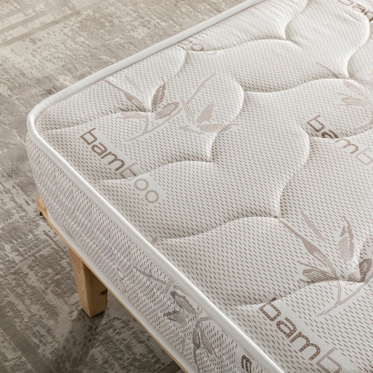 Dyshek Skye Decor ekonomik, ngjyrë kafe e çelët, 180x200cm