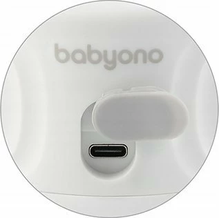 Ngrohës shisheje portativ BabyOno 1645, pa kabllo, bateri 9000 mAh, kontroll digjital temperature, USB-C, set me shishe 180 ml + 5 adaptera, i bardhë