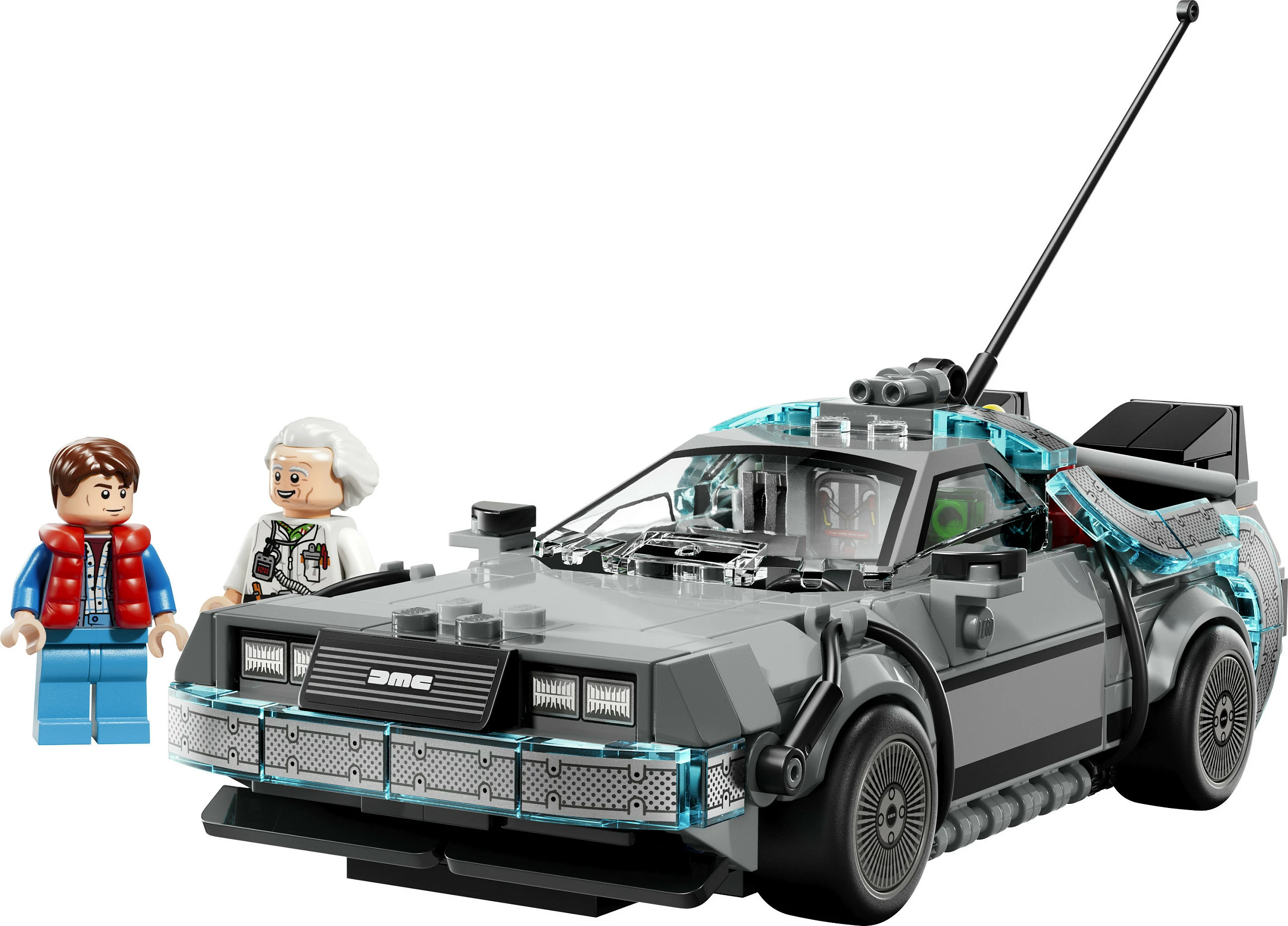 Set ndërtimi LEGO Speed Champions Time Machine Back to the Future 77256, 357 copë, multikolor