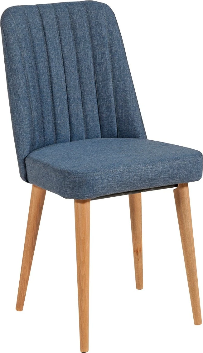 Tavolinë me karrige të zgjatshme, 5 pjesë, Skye Decor Vina 1048, ngjyrë Atlantic Pine, blu e errët