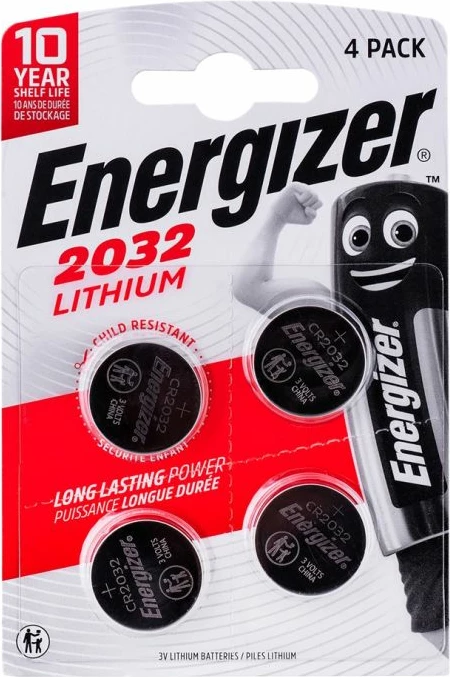 Bateri litium ENERGIZER CR2032, 4 copë