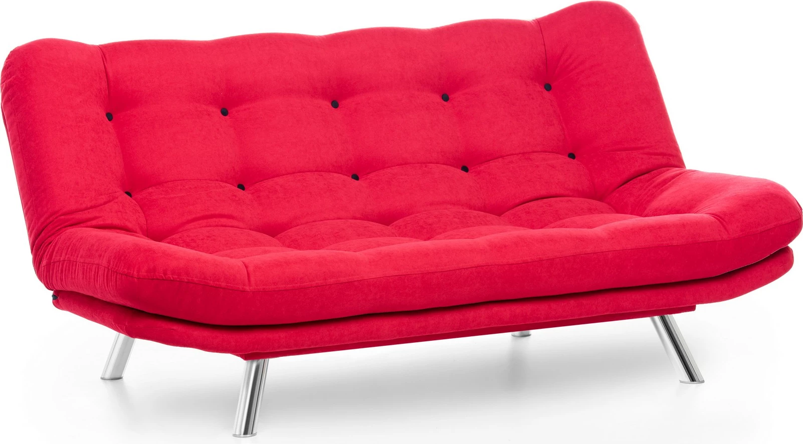 Divan-krevat 3 vendësh, Atelier del Sofa, Misa Sofabed, i kuq