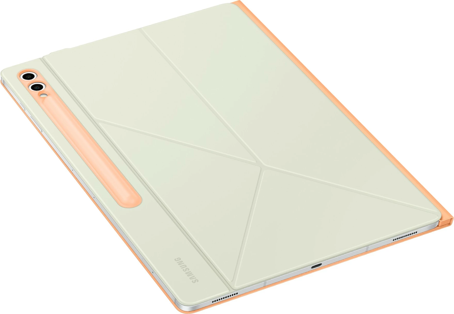 Mbështjellës folio Samsung Galaxy Tab S10 Ultra, S9 Ultra, 37.1 cm (14.6"), portokalli