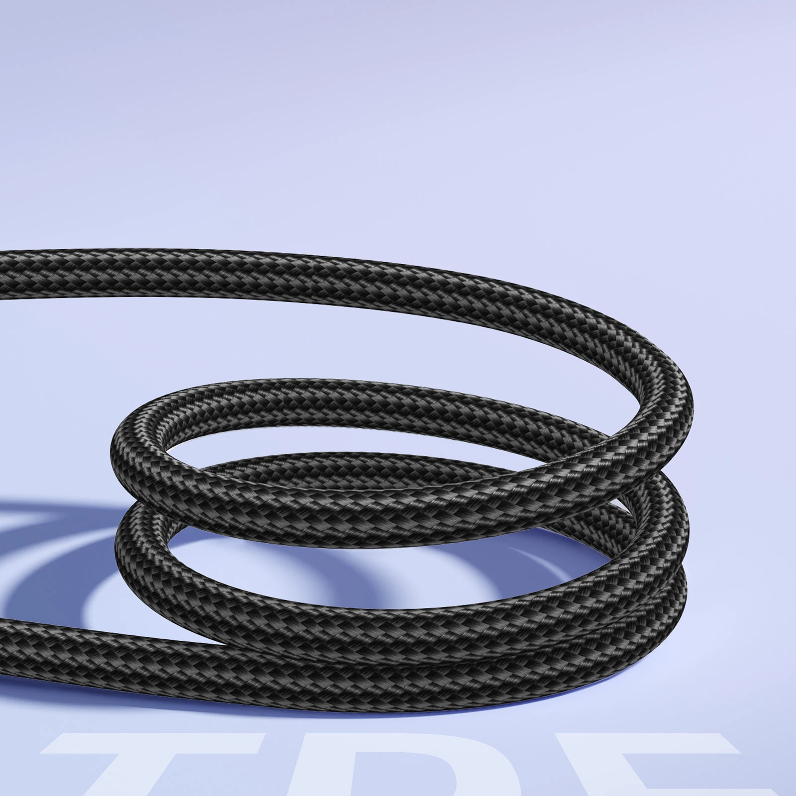 Kabllo USB-C në USB-C Joyroom S-A42 Crystal-Clear Series, 1.2m, 60W, e zezë