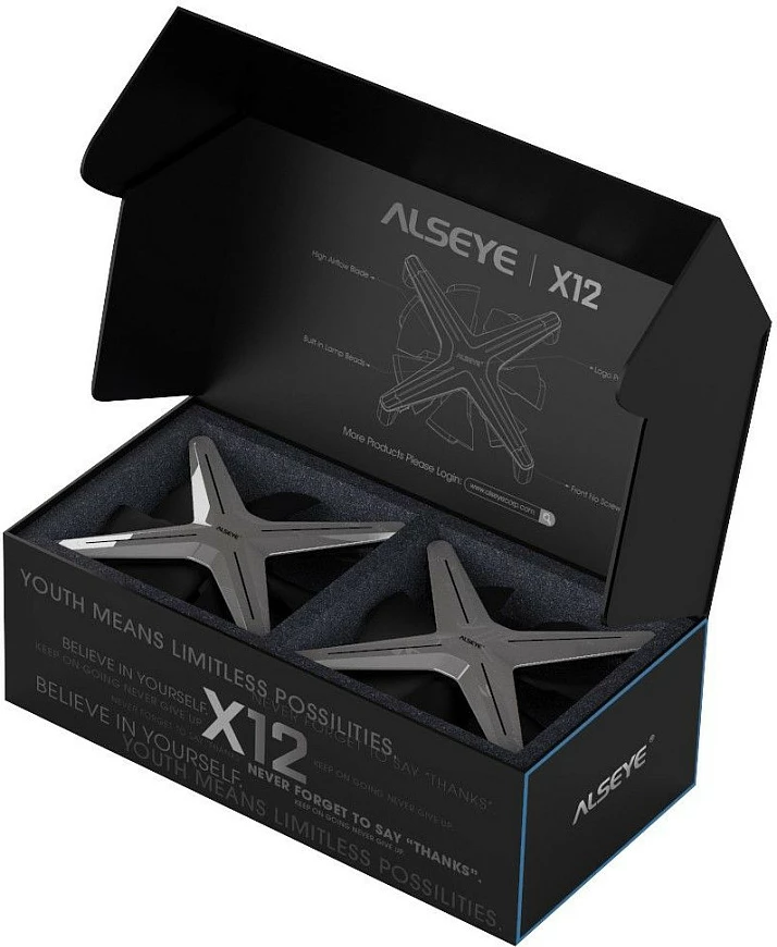 Ventilator kasë Inter-Tech ALSEYE HALO X12 Kit, 120x120x30mm, RGB