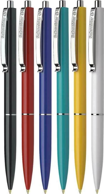 Stilolaps Schneider K 15, metal, rimbushës, ngjyrë blu, multikolor