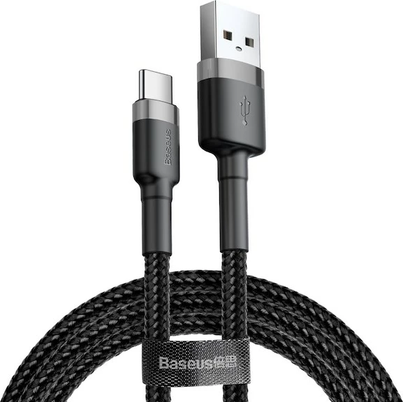 Kabllo USB Baseus CATKLF-BG1, 1m, USB A në USB C, e zezë