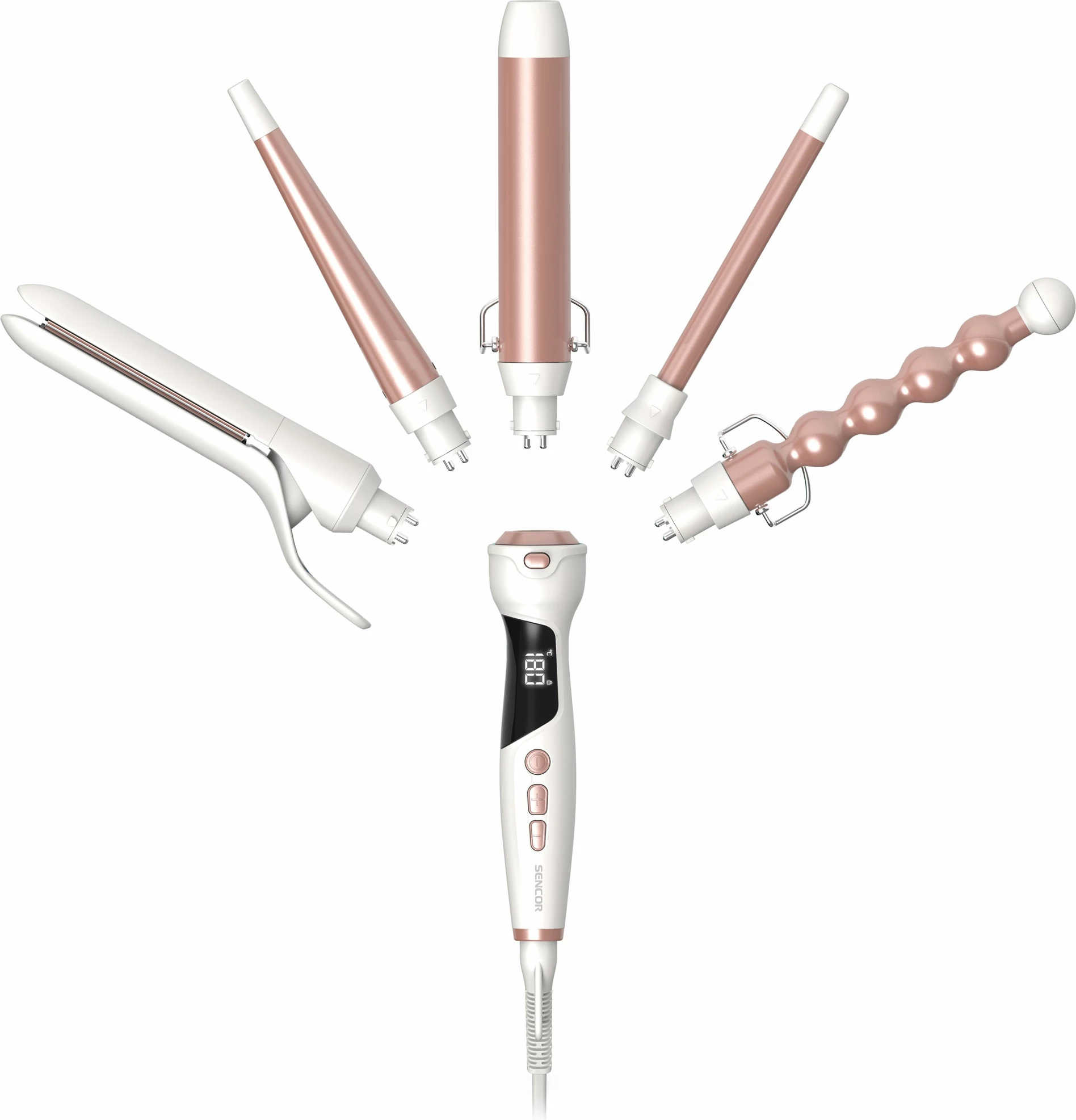 Stilizues per floke 5n1 Sencor SHS 8700RS, roze