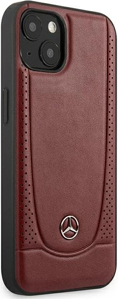 Mbështjellës Mercedes MEHCP15SARMRE për iPhone 15 6.1", lëkurë, Urban Line, kuq