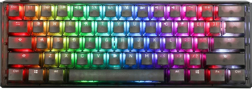 Tastierë mekanike Ducky One 3 Mini, RGB, Cherry MX Red, USB Type-C, e zezë