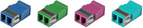 Adapter fibër optike EFB Elektronik LC-LC Duplex OS2, Single-Mode, blu
