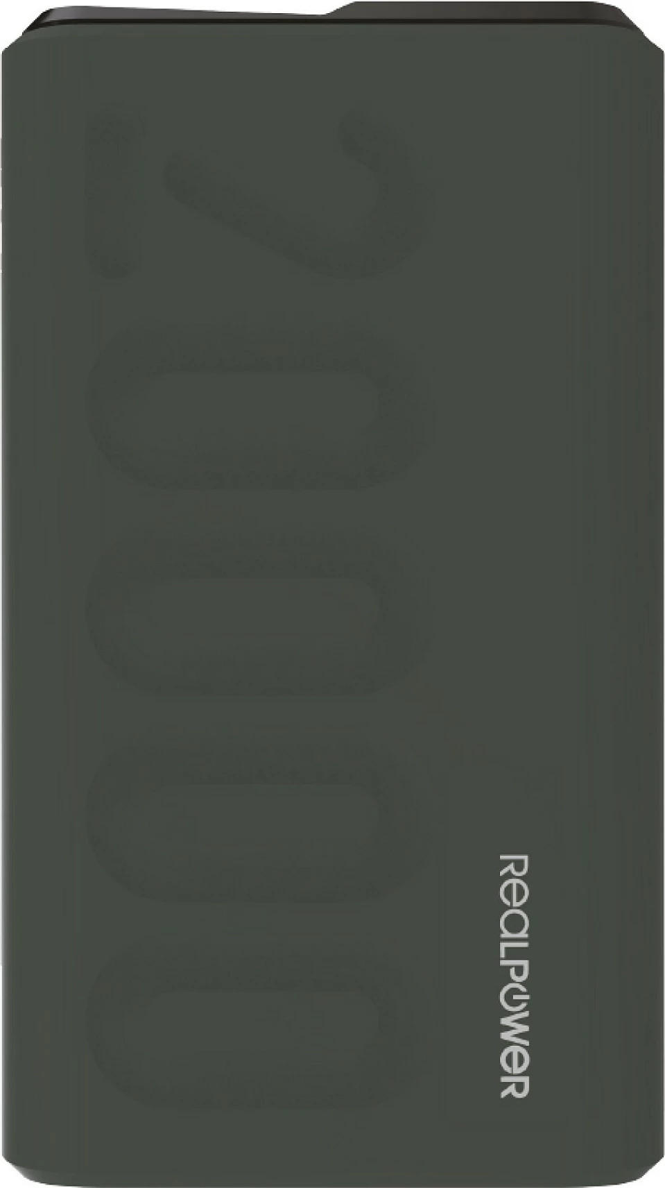 Powerbank RealPower 333646, 20000 mAh, USB-C PD, jeshile