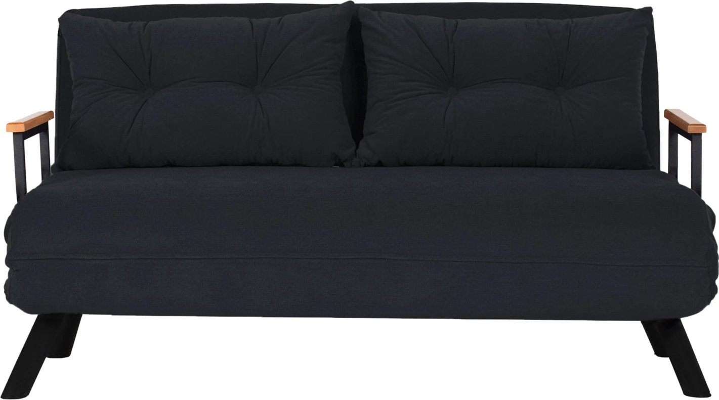 Divan-krevat dy ulëse, ngjyrë e zezë, Sando, Atelier del Sofa