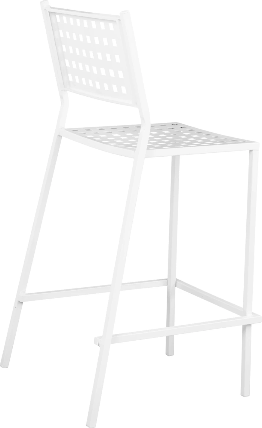 Karrige për bar Olympias Metalike FH5528.02 ngjyrë e bardhë 47x58x111 cm