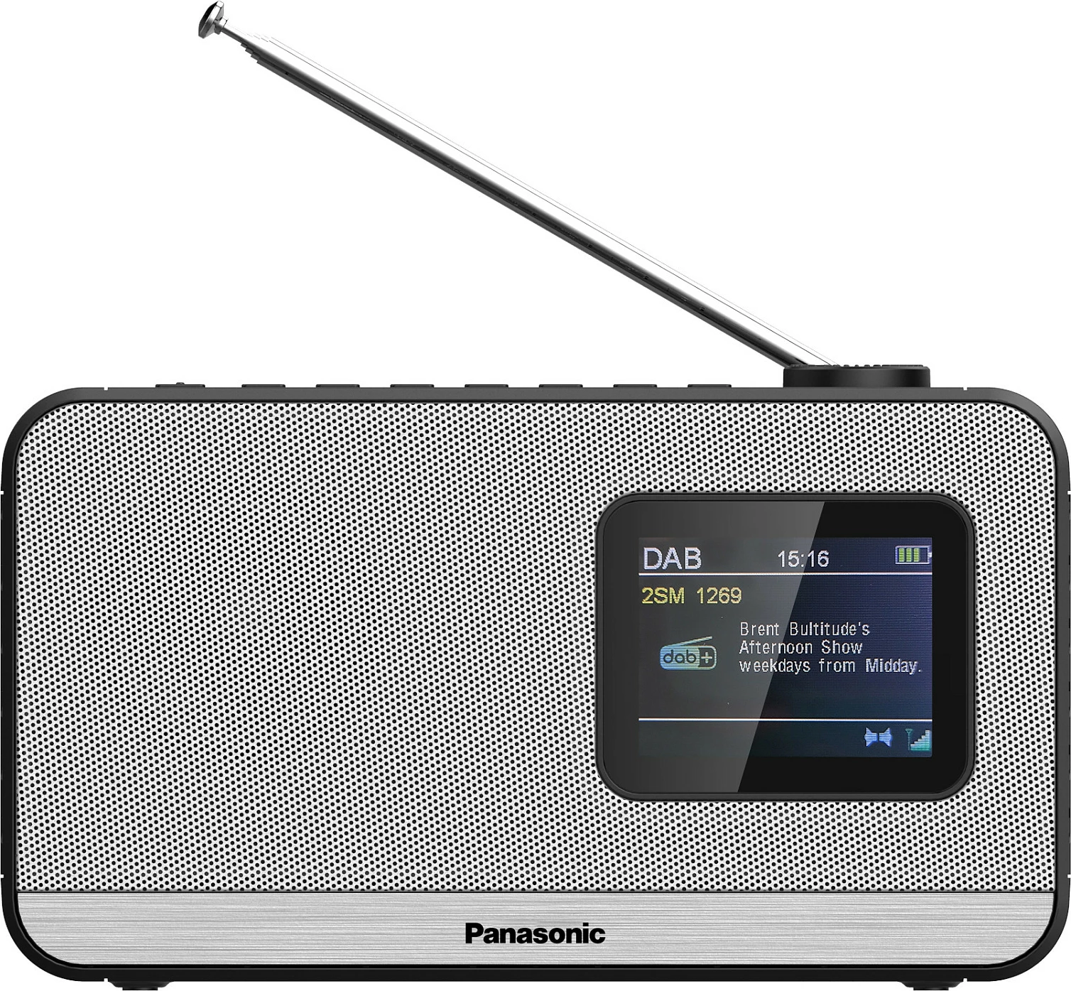 Radio portativ Panasonic RF-D15, DAB+ FM, Bluetooth 5.0, 3W, ekran LCD 2.4", gri