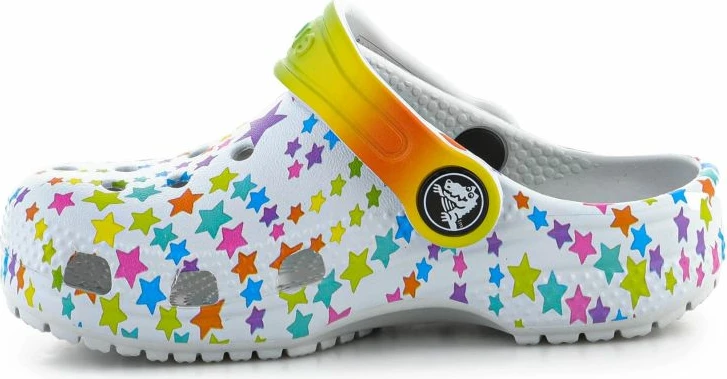 Atlete fëmijësh Crocs Classic Disco Dance Party Clog T Shimmer/Multi Flops [Madhësia: 23 - 24]