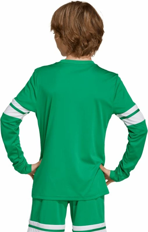 Fanellë me mëngë të gjata për fëmijë adidas, e gjelbër [Madhësia: 140 cm]