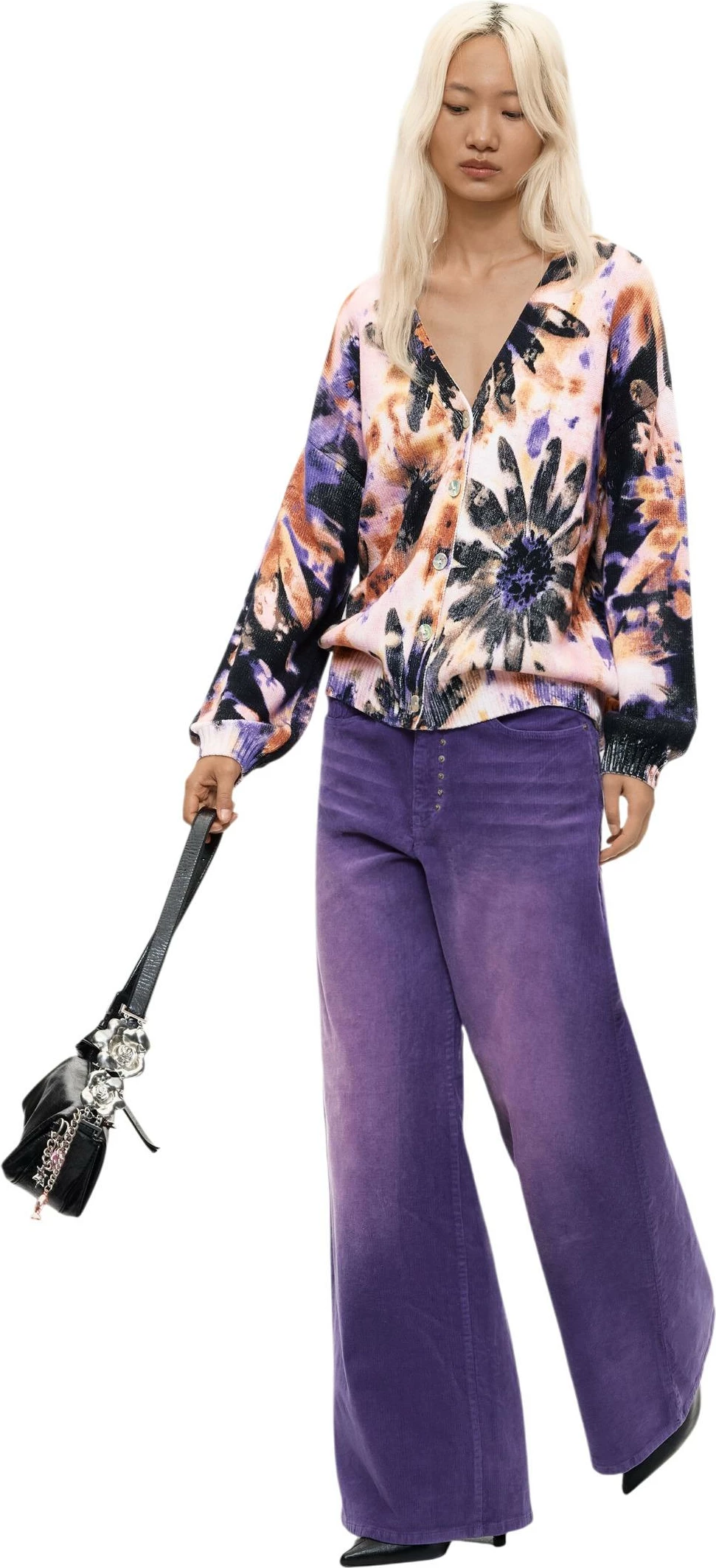 Kardigan për femra Desigual 26WWJF11, roze [Madhësia: S]