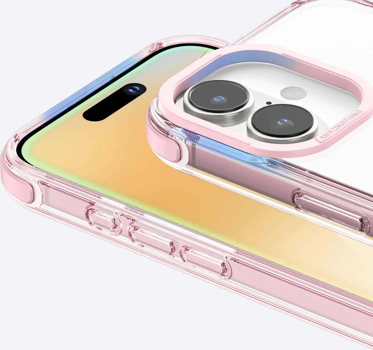 Mbështjellës AmazingThing Omni Mag për iPhone 16, rozë e errët