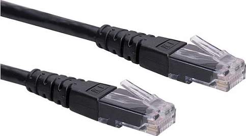Kabllo rrjeti ROLINE Cat6 RJ-45, 1m, e zezë