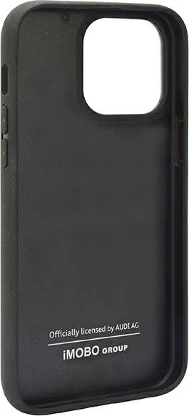 Mbështjellës Audi Carbon Fiber Stripe për iPhone 14 Pro 6.1", TPU, i zi