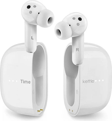 Kufje përkthyese Timekettle M3, Bluetooth 5.2, me kuti karikimi, IPX4, të bardha