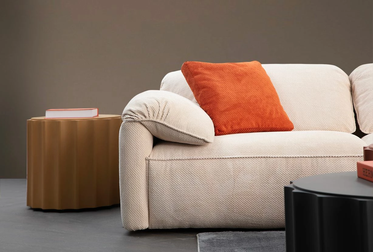 Këndare Flamingo, krem, Atelier del Sofa, set me 5 pjesë