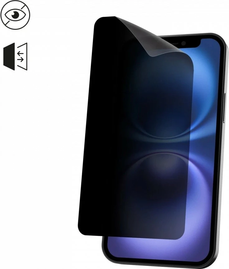 Filtër privatësie ekran, DICOTA, D80541-4AD, për iPhone 17 Air 6.5", 4‑anësh, ngjitës, 1 copë