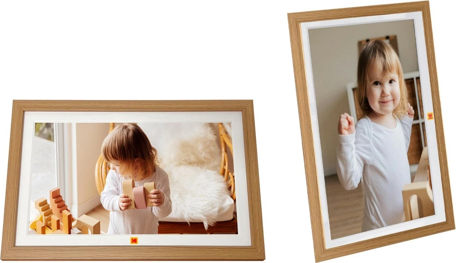 Kornizë digjitale Kodak RCF-1561P, 32GB, WiFi, FHD, kafe